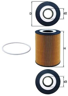 Filtro de aceite Mahle Original OX359D precio, desde 15,52 EUR